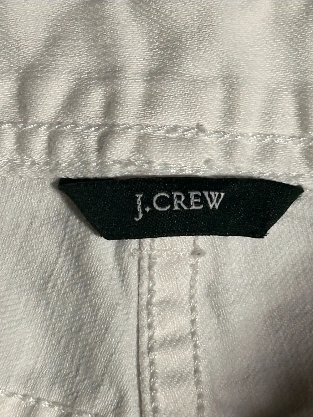 J. Crew White Denim Mini Skirt - Clean A-Line